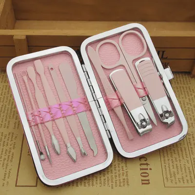 Manikür pediküre set, 18 parça, paslanmaz çelik - 11