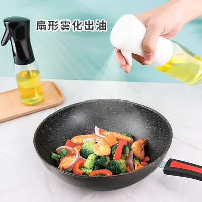 Wholesale Glass Oil Spray Bottle BBQ Steak Frying Oil Control Pot Olive Oil Cooking Oil Vinegar Multi-function Oil Spray Bottle