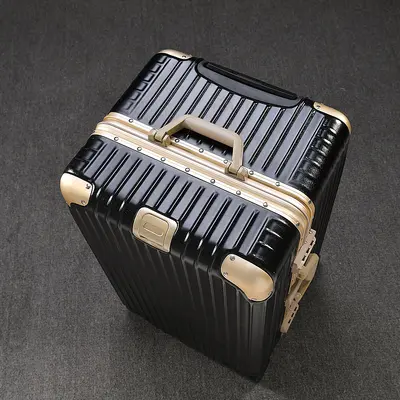 Heavy-Duty Aluminum Frame Trolley Luggage with Swivel Wheels Large Capacity Travel Suitcase International Check-in Luggage Tool Case 32 Inch - 11