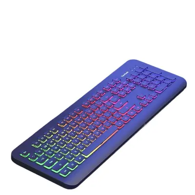 Wired Keyboard and Mouse Combo with Chocolate Keycaps for Computer and Laptop