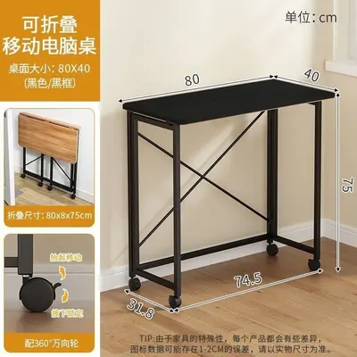 Foldable Metal Study Desk, Student Writing Desk - 11