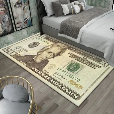 Uzun dolar desenli yatak odası halısı, kolay temizlenen ve aşınmaya dayanıklı