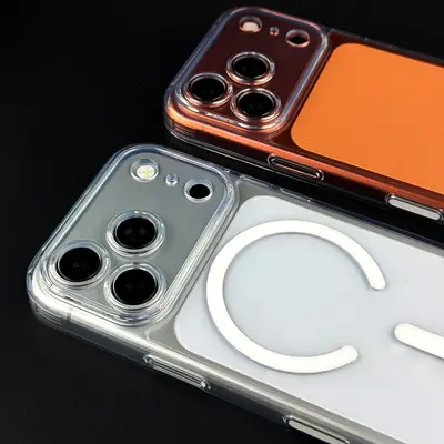 iPhone 18 Pro Max Manyetik Kılıf, Çift Katmanlı PC, Tam Koruma