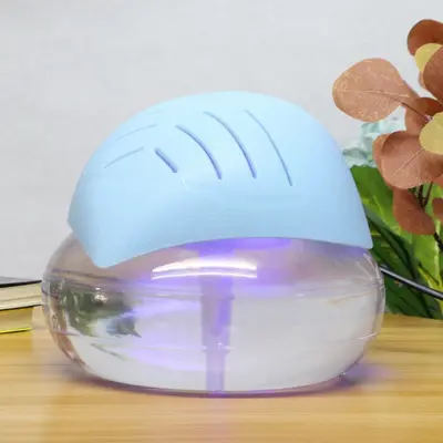 Leaf Pattern Multicolor Ambient Light Washable Household Air Purifier for Pets