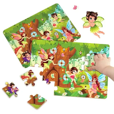 Paper Puzzles for Children Aged 3-6, Animals and Dinosaurs, Educational - 12