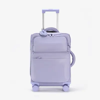 Original manufacturer luggage trolley bag new model cabin size suitcase 20 inch nylon fabric bag ultra-light coded travel bag - 7