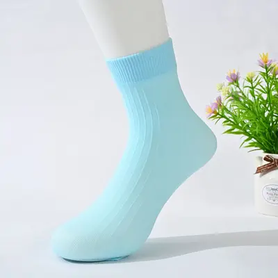 Children's Socks, Candy Colors, Thin, Short, Spring-Summer - 11