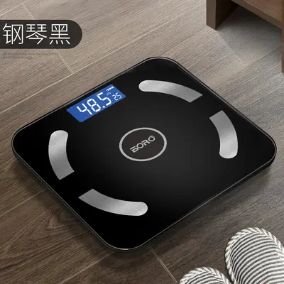 Baolan Bluetooth Akıllı Vücut Yağ Ölçer Şarj Edilebilir İnsan Sağlığı Kilo Yağ Ölçer Elektronik Terazi Sınır Ötesi APP Sesli