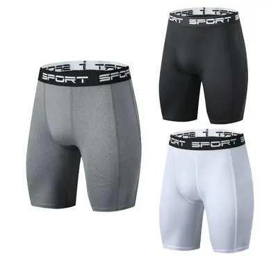 Erkek Nefes Alabilen Koşu ve Basketbol Şortu, Yüksek Elastik Boxer - 6