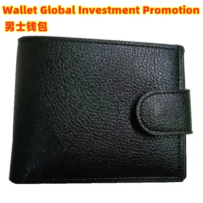 Men's Short Business Wallet, Horizontal, Multi-Card Slots, Leather - 6