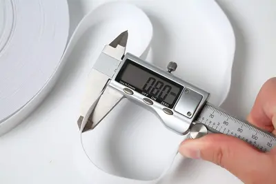 Örgü Görünümlü Elastik Lastik Bant, 4 cm Genişlik, Kalın Pantolon Belı - 7