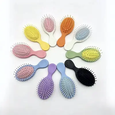 Macaron Mini Air Cushion Massage Comb, Portable Pocket Hair Comb