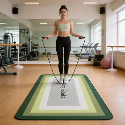 Yoga mat, shock-absorbing, silent, non-slip - 12