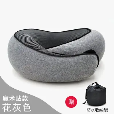 Подушка для шеи U-образная из memory foam для путешествий - 7