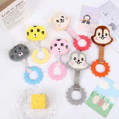 TPR Rubber Plush Dog Toy, Bite-Resistant Chew Toy