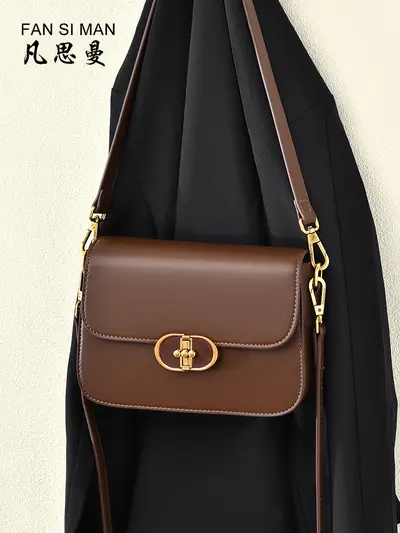 Women's Small Square Crossbody Bag, Light Luxury Underarm Design
