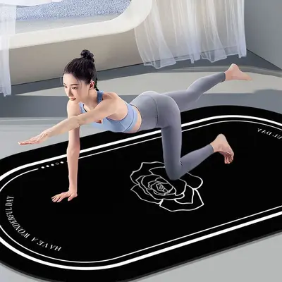 Rutschfeste Yogamatte, schalldämmend, stoßdämpfend, pflegeleicht - 6