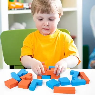 幼儿童启蒙教具早教益智构建几何拼积木闯关游戏形状认知木制玩具
