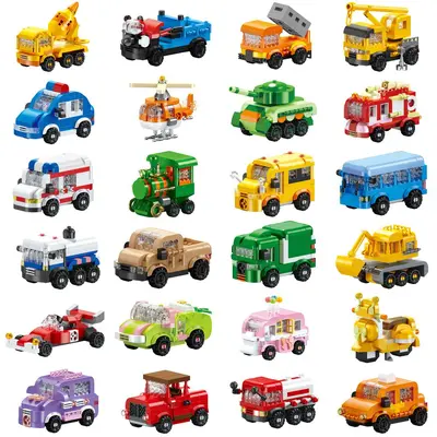 LEGO Uyumlu Araba Yapı Blokları, Polis, İtfaiye ve Yarış Arabası Modelleri - 6
