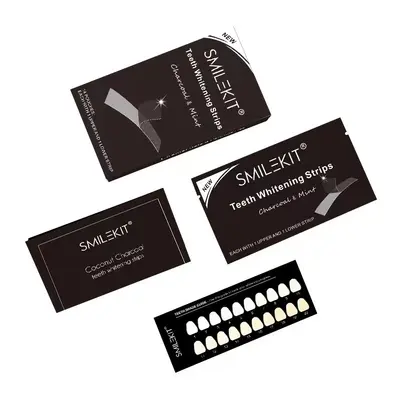 Bamboo Charcoal Teeth Whitening Strips with Activated Charcoal - 5