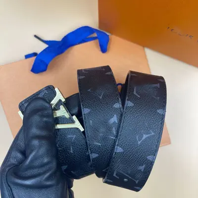 L Erkek Bel Kemeri Baskı V Toka Klasik Trend Rahat Vintage Ekose Desen Çok Amaçlı Jean Pantolonu İş Toptan Deri Kemer - 13