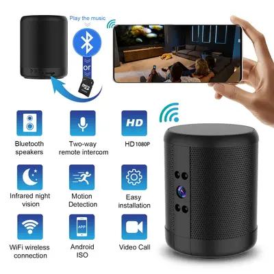 Sınır ötesi gözetleme kamerası gece görüşü yüksek çözünürlüklü wifi iç ve dış mekan çift sesli diyalog kamera video kaydedici monitör