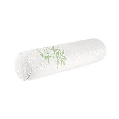 Memory Foam Nackenstützkissen, zylindrisch, langsame Rückfederung