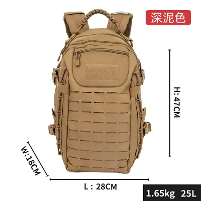 Climbing backpack, military camouflage, training - 7
