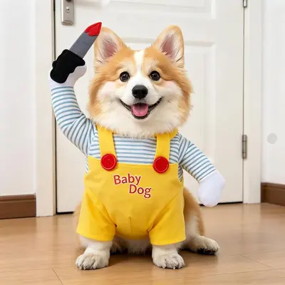 Funny Dagger Costume for Dogs, Halloween Dog Clothes - 8