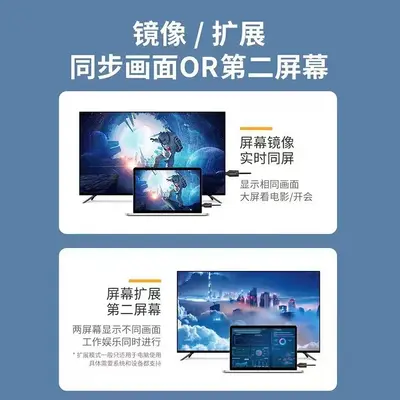 HDMI wireless transmitter, 30m range, 4K video, mini size - 4