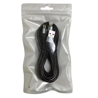 Fabrik-Großhandel 120W geflochtenes Dreifach-Datenkabel Drei-in-Eins-Ladekabel für Android Apple USB-C Schnellladung - 8