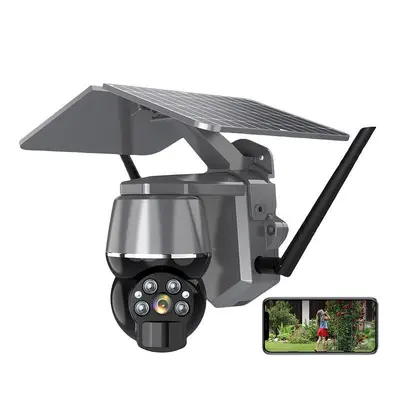 Outdoor PTZ kabellose Kamera Solar-Akkuladung