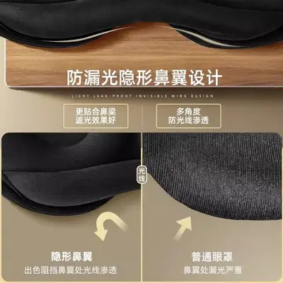 3D Blackout Sleep Eye Mask with Memory Foam