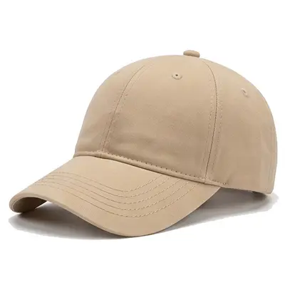 High Quality Oversized Sweatband Water-Washed Cotton Baseball Cap Soft Top Sun Character Buckle Duck Tongue Cap Men's Blank Sunproof Sunshade Hat - 10