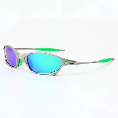 Silver Metal Frame Polarized Sunglasses for Men and Women, Outdoor Driving Sports - 10