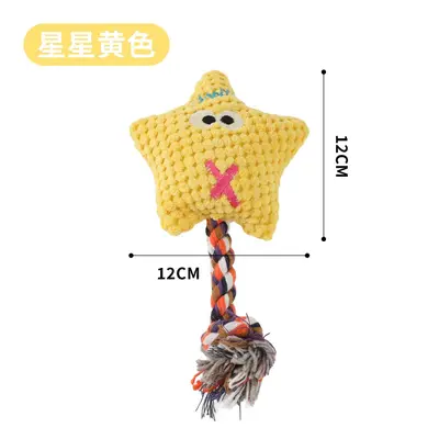 Chew-Resistant Corduroy Plush Dog Toy for Small and Medium Dogs - 12
