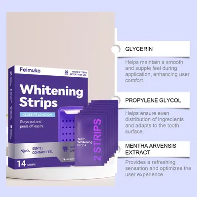 Portable Teeth Whitening Strips for Daily and Home Use - 2