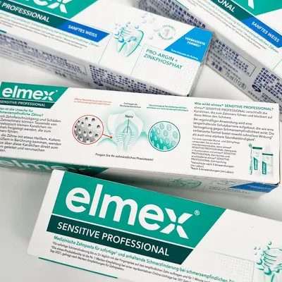 Elmex Adult Toothpaste, Anti-Allergic, Whitening, Anti-Cavity