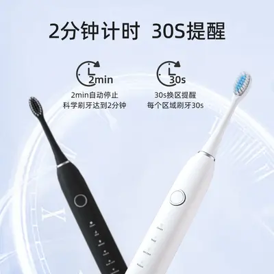 Rechargeable Soft-Bristle Automatic Electric Toothbrush and Water Flosser Set, Couple Styl