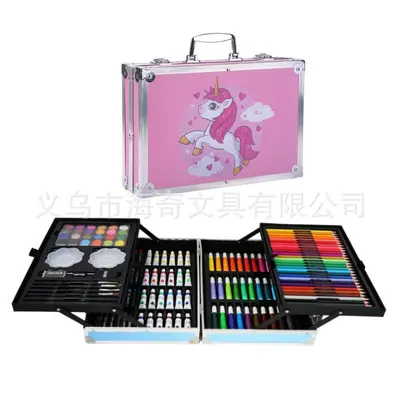 145 piece painting set aluminum case watercolor - 7