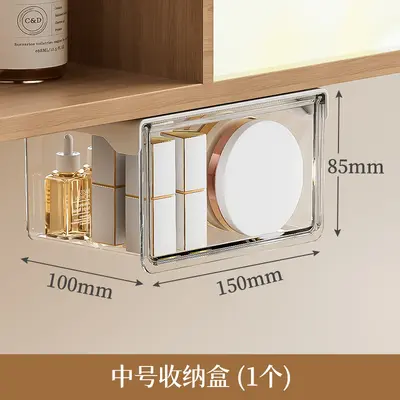 Schublade unter Spiegelschrank, transparenter Kosmetik-Organizer - 8