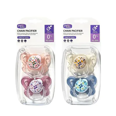 Food-Grade Silicone Non-Perforated Breast-Like Baby Pacifier