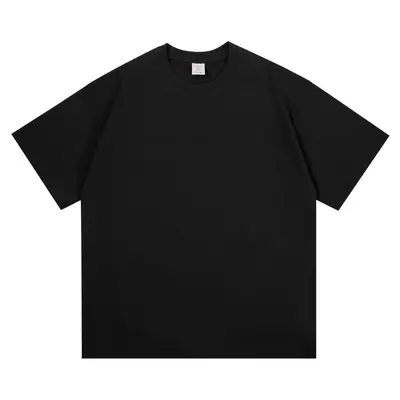 New 260g Heavyweight Men's T-Shirt Pure Cotton Short Sleeve Solid Color Summer Versatile Drop Shoulder Undershirt Men's T-Shirt Wholesale - 8