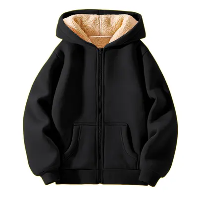 Kids' Fleece-Lined Thick Lamb Wool Winter Jacket - 8