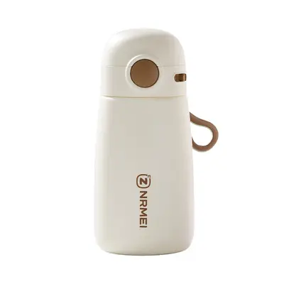 NRMEI Straw Cup with Gravity Ball, Lying-Down Drinking, Insulated - 6