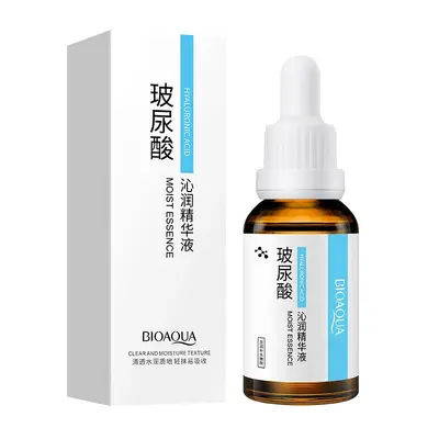 Poquanya Hyaluronik Asit Nemlendirici İkili Maya Parlatıcı Serum, Cilt Nemlendirme ve Yüz Cilt Bakım Serumu