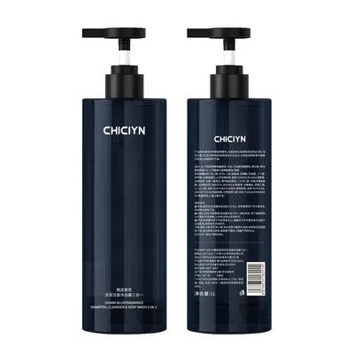 Гель для душа Meilan Perfume Body Wash for Men Azure, шампунь и средство для умывания 3-в-1 для мужчин, шампунь для волос, очищающее средство для лица 2-в-1 - 6