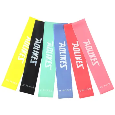 Elastic Stretch Resistance Band Ring for Yoga and Fitness Training - 6