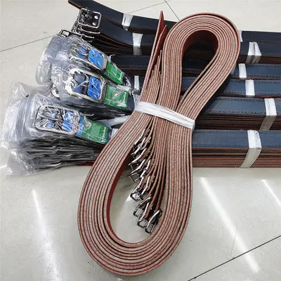 Best-selling men's genuine leather belts on the street, now knife-cut, single-piece pigskin belt, pin buckle belt, manufacturer ready stock wholesale - 2