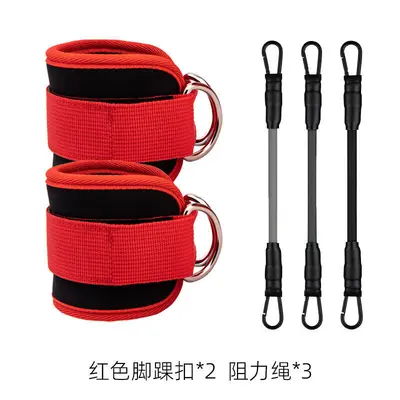 Fitness Ankle Strap Glute Resistance Band for Cable Machine Leg Training - 13